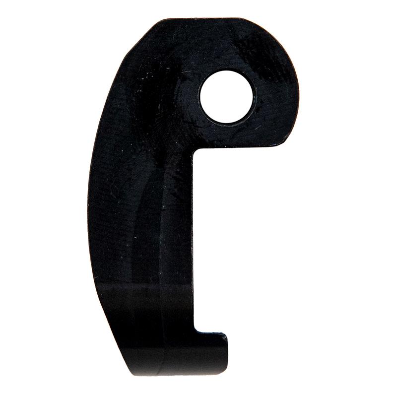 Uña de aluminio negra con pasador 5mm para Xiaomi - RuedaQrueda