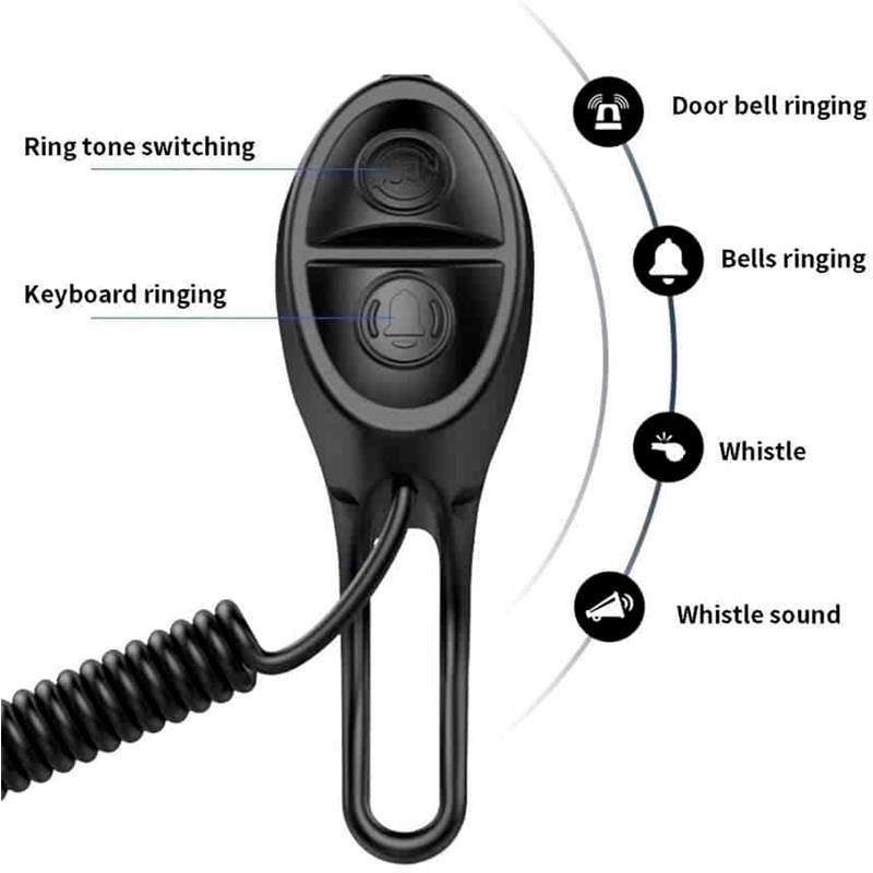 Claxon con batería recargable - RuedaQrueda