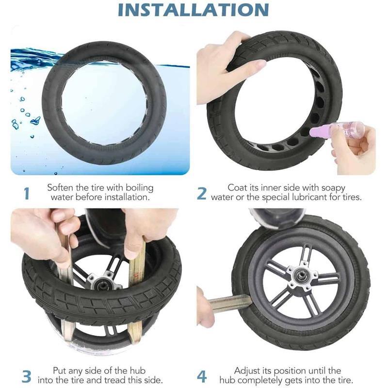 Rueda maciza 8,5x2-6,1/B34 - [YZS] - RuedaQrueda