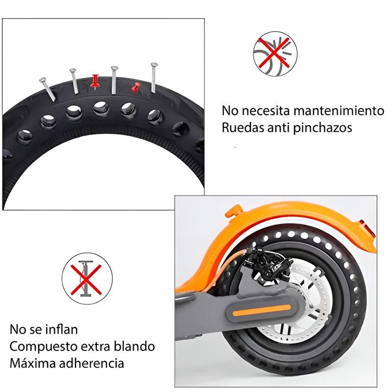 Rueda maciza perforada 8,5x2-6,1/B34 - [Nedong] - RuedaQrueda