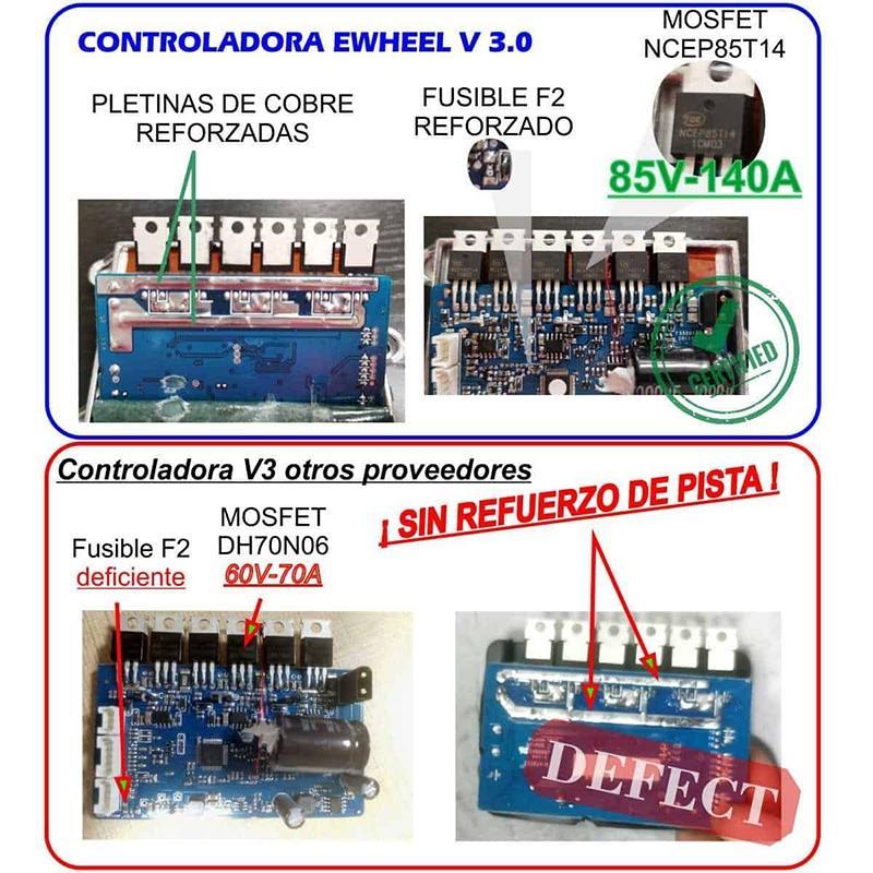 Controladora V3 36v 350w para Xiaomi 1s,Essential,Pro/2 - RuedaQrueda