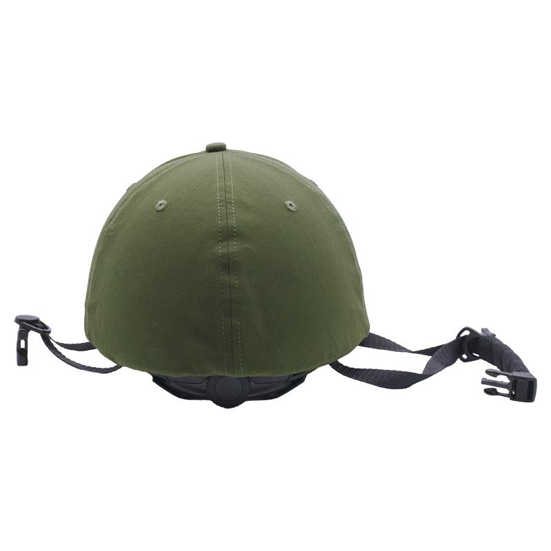 Casco con gorra CP01 verde talla única - RuedaQrueda