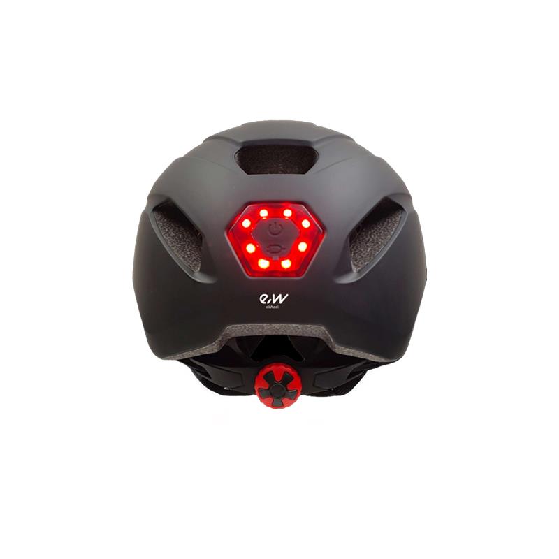 Casco con luz CP02 negro talla única - RuedaQrueda