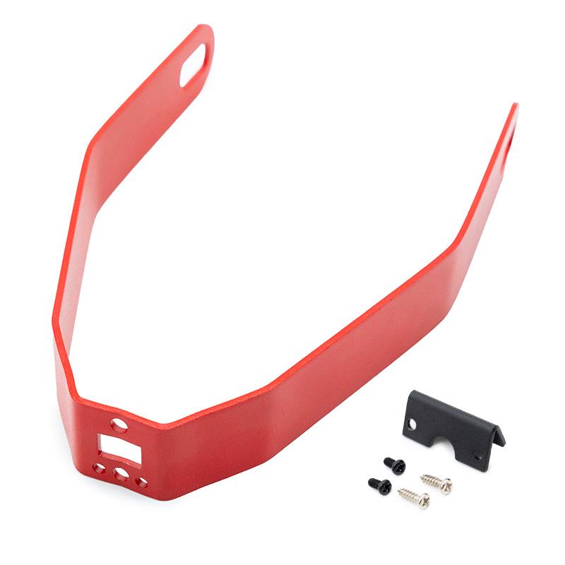 Soporte guardabarros metálico para Xiaomi (Mi3 y anteriores) - Rojo - RuedaQrueda