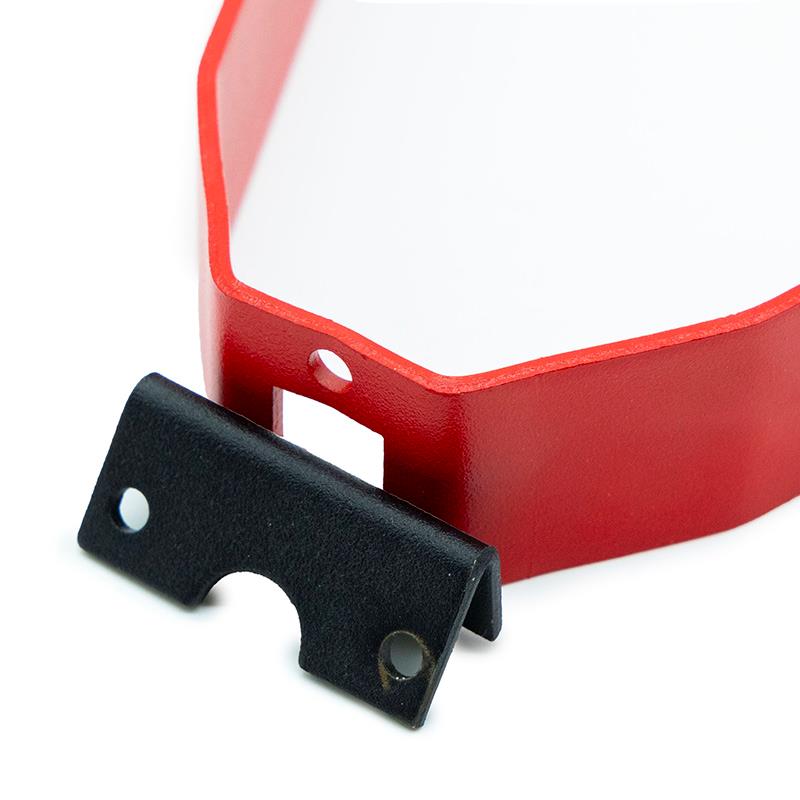 Soporte guardabarros metálico para Xiaomi (Mi3 y anteriores) - Rojo - RuedaQrueda