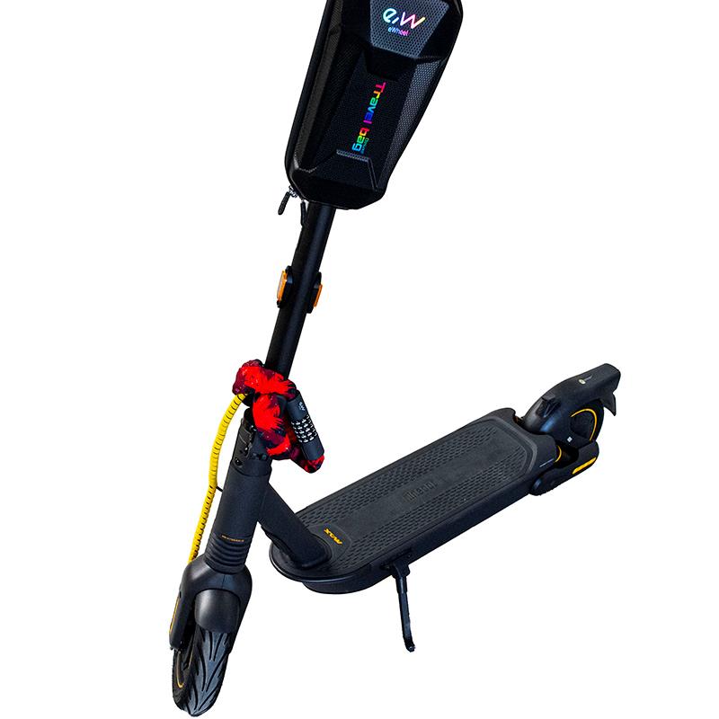 Candado de contraseña EWLK022 funda tela roja - RuedaQrueda