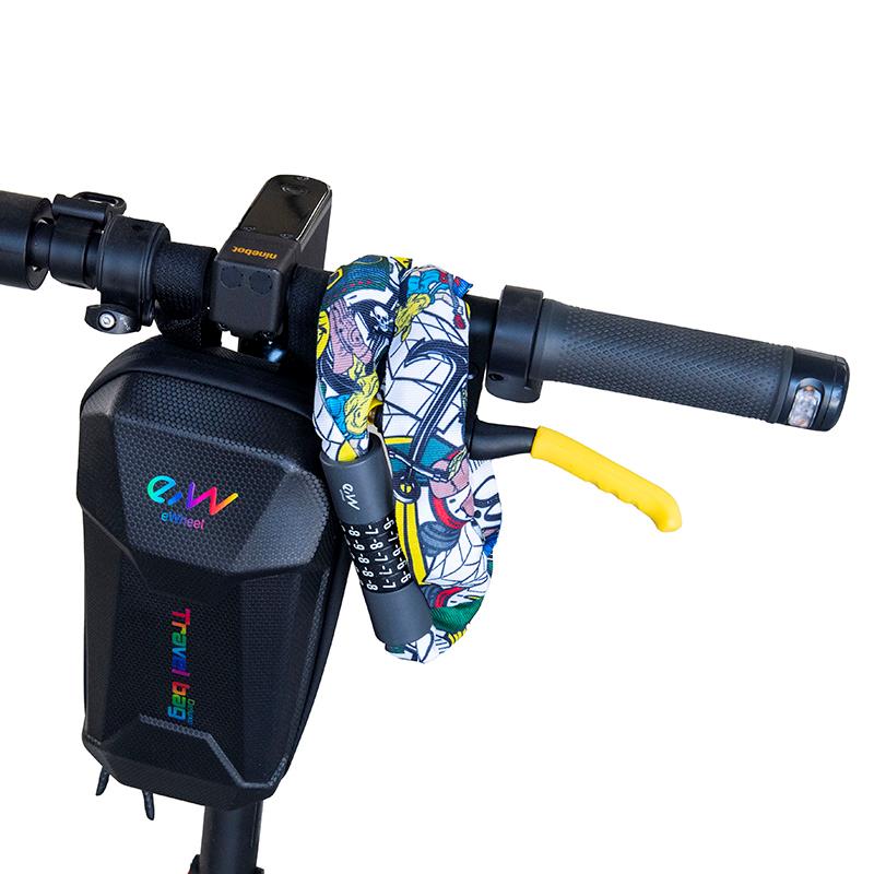 Candado de contraseña EWLK022 funda tela grafiti - RuedaQrueda