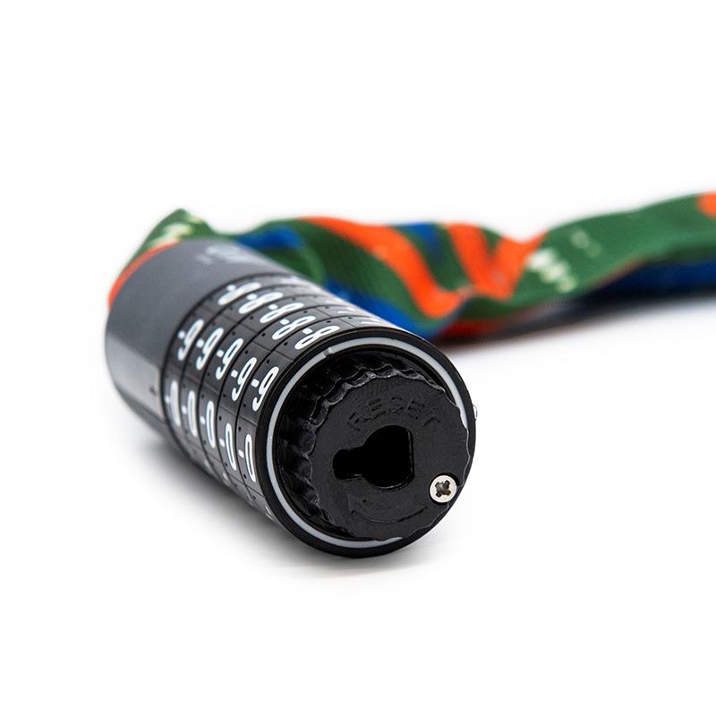 Candado de contraseña EWLK022 funda tela multicolor - RuedaQrueda