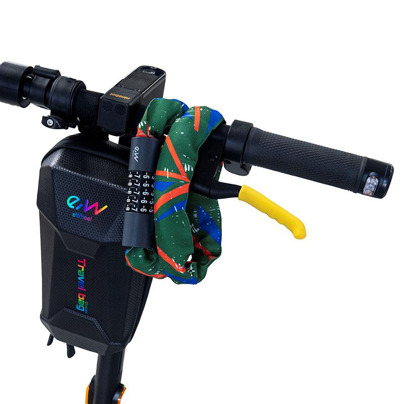 Candado de contraseña EWLK022 funda tela multicolor - RuedaQrueda