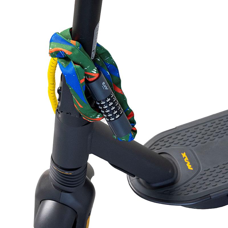 Candado de contraseña EWLK022 funda tela multicolor - RuedaQrueda