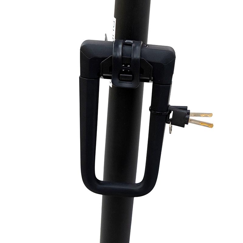 Candado en U de llave EWLK023 negro - RuedaQrueda