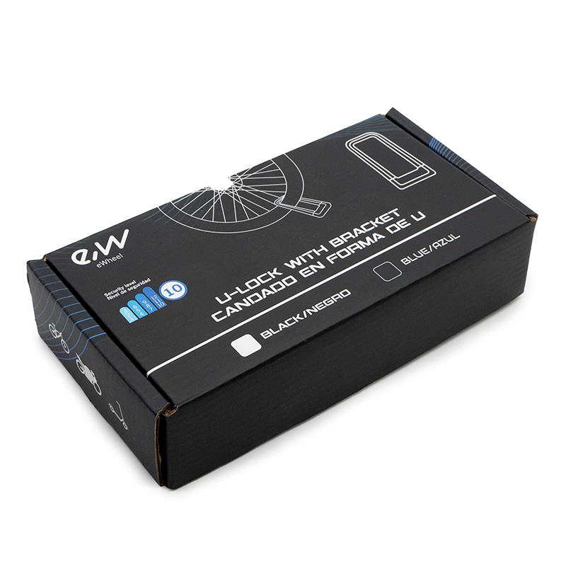 Candado en U de llave EWLK023 negro - RuedaQrueda