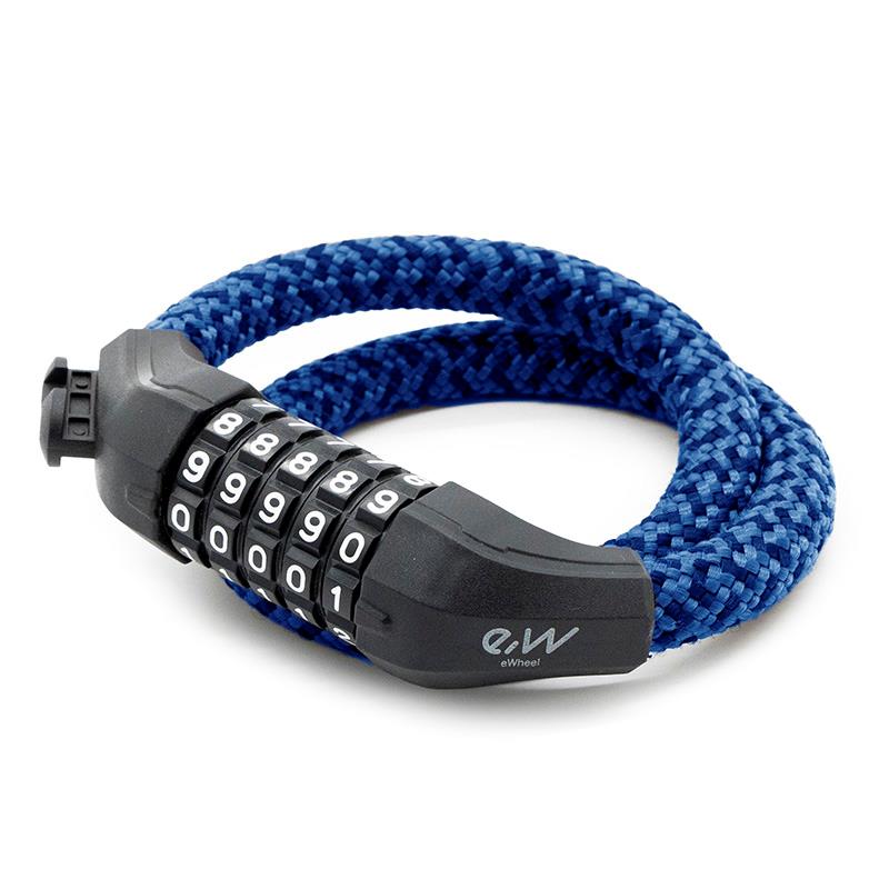 Candado de contraseña EWLK025 funda nylon azul - RuedaQrueda