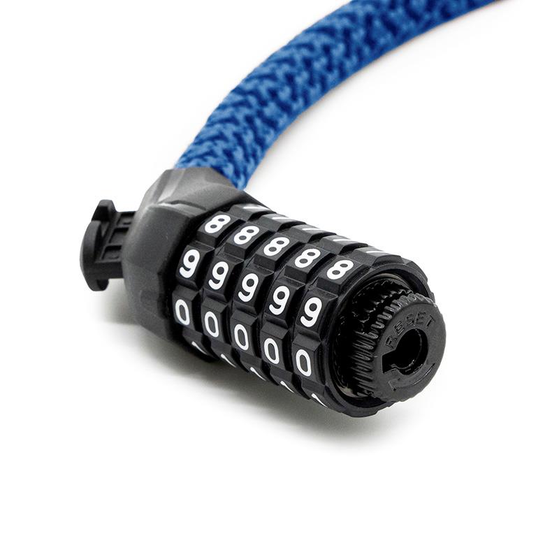 Candado de contraseña EWLK025 funda nylon azul - RuedaQrueda