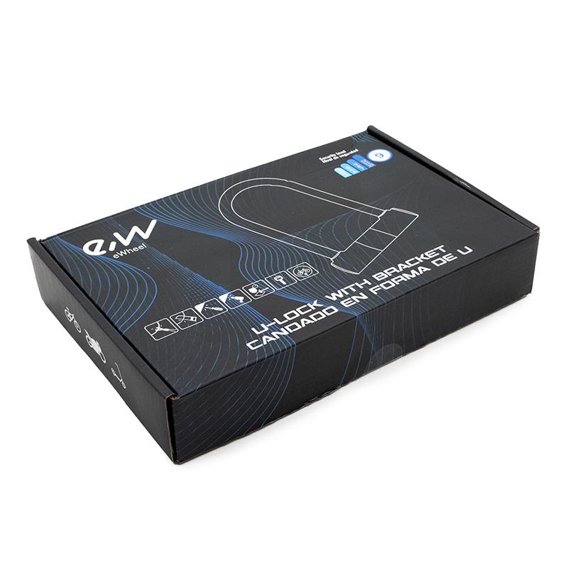 Candado en U de llave EWLK021 negro - RuedaQrueda