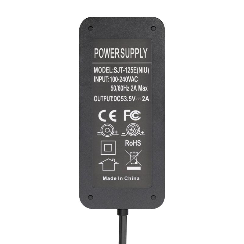 Cargador 48V (salida 53,5v) 2A NIU - RuedaQrueda
