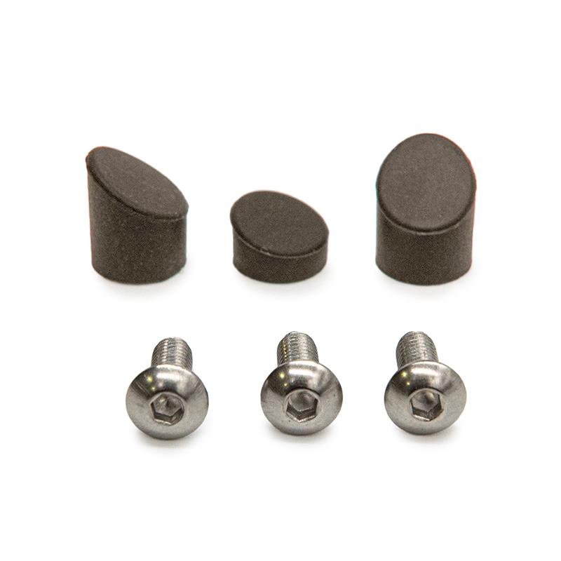 Tapón negro para guardabarros trasero GX2.0 Xiaomi - 5uds - RuedaQrueda