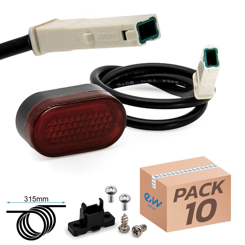 Luz trasera guardabarros 5-12V para Xiaomi M365 y Pro - 10uds - RuedaQrueda