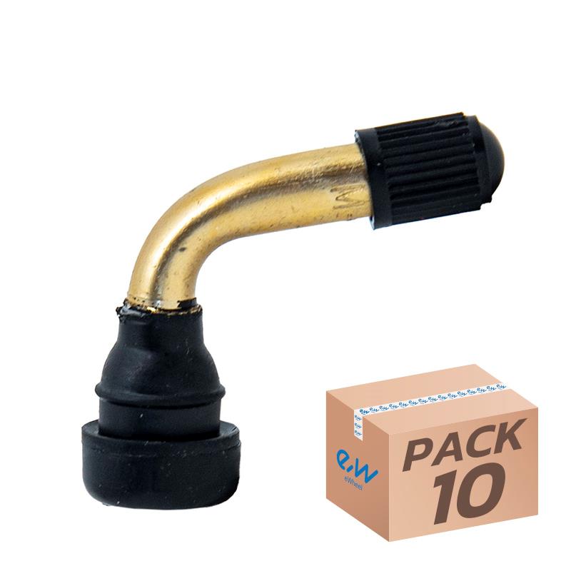 Válvula tubeless curva 90° - PVR 40 - 10uds - RuedaQrueda