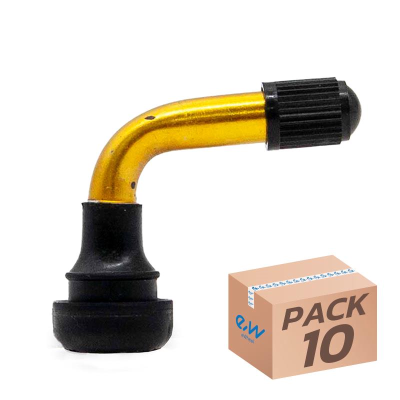 Válvula tubeless curva 90° - PVR 50 - 10uds - RuedaQrueda