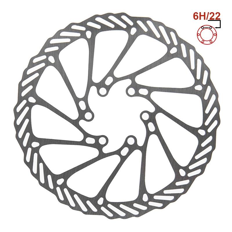 Disco de freno G3 160mm 6H plata - RuedaQrueda