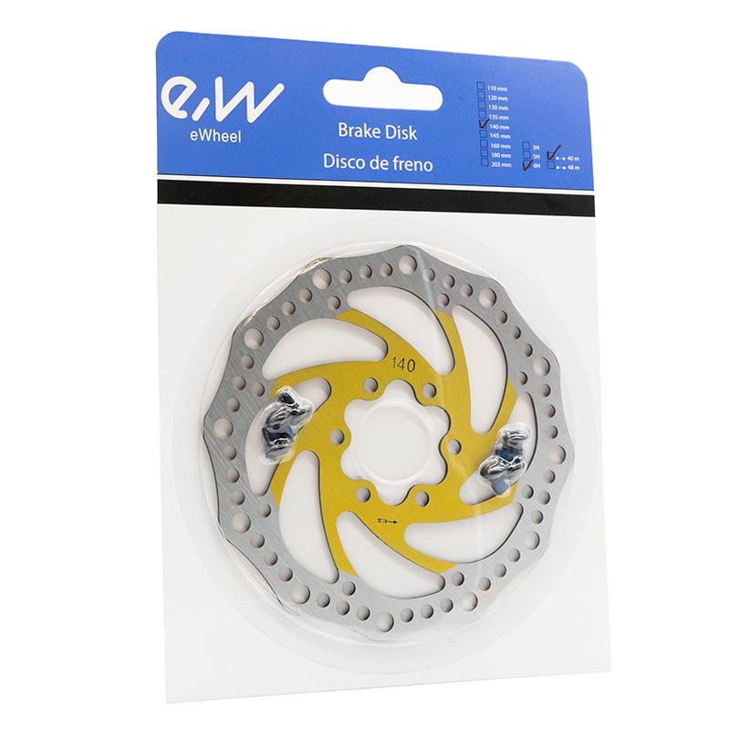 Disco de freno R6.1 140mm 6H amarillo - RuedaQrueda