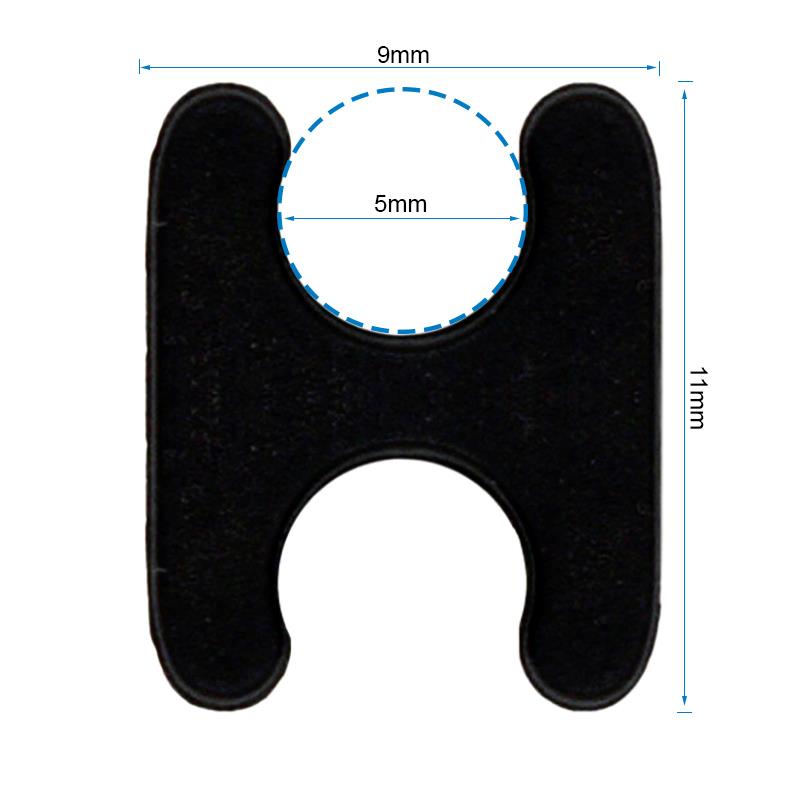 Sujetacables - 10uds - RuedaQrueda