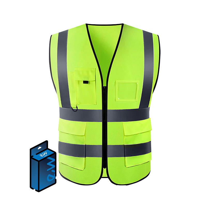 Chaleco reflectante con bolsillos EWRV001 - RuedaQrueda