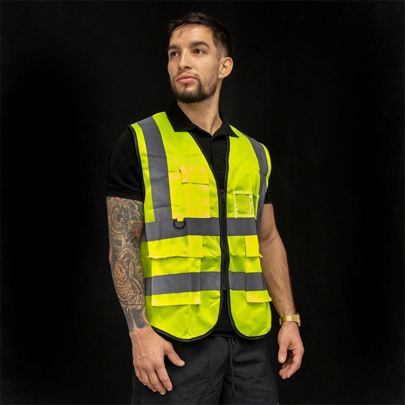 Chaleco reflectante con bolsillos EWRV001 - RuedaQrueda