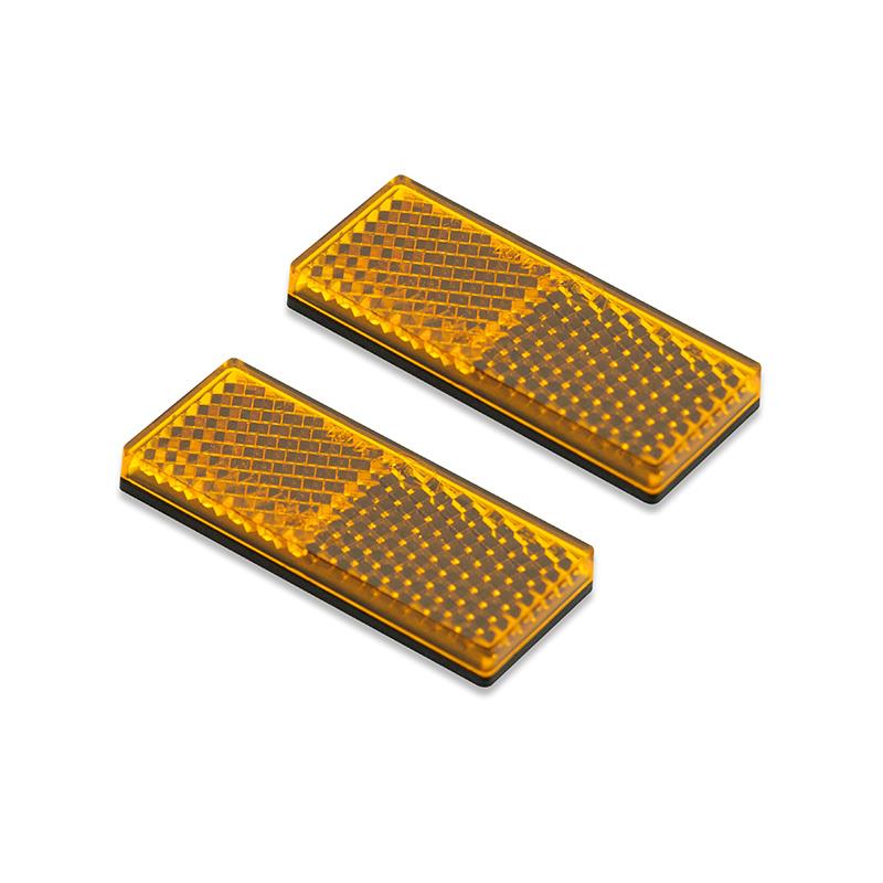 Reflector amarillo horquilla orginal Wispeed T855 - RuedaQrueda