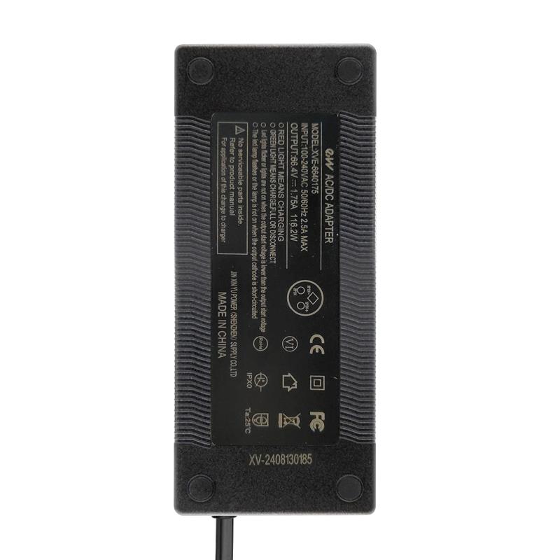 Cargador premium 60v (salida 66,4v) 2A conector LP16 para Dualtron - RuedaQrueda