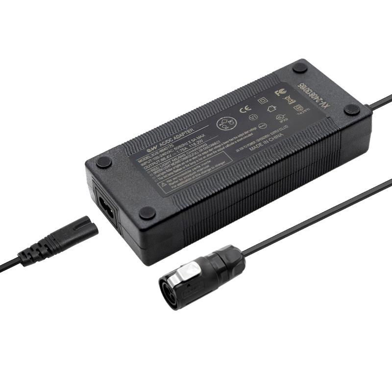 Cargador premium 60v (salida 66,4v) 2A conector LP16 para Dualtron - RuedaQrueda