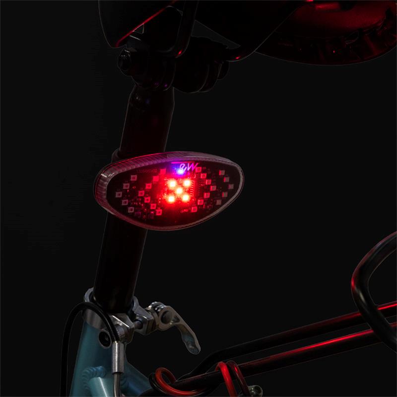 Intermitente trasero recargable con bluetooth EWI001 - RuedaQrueda