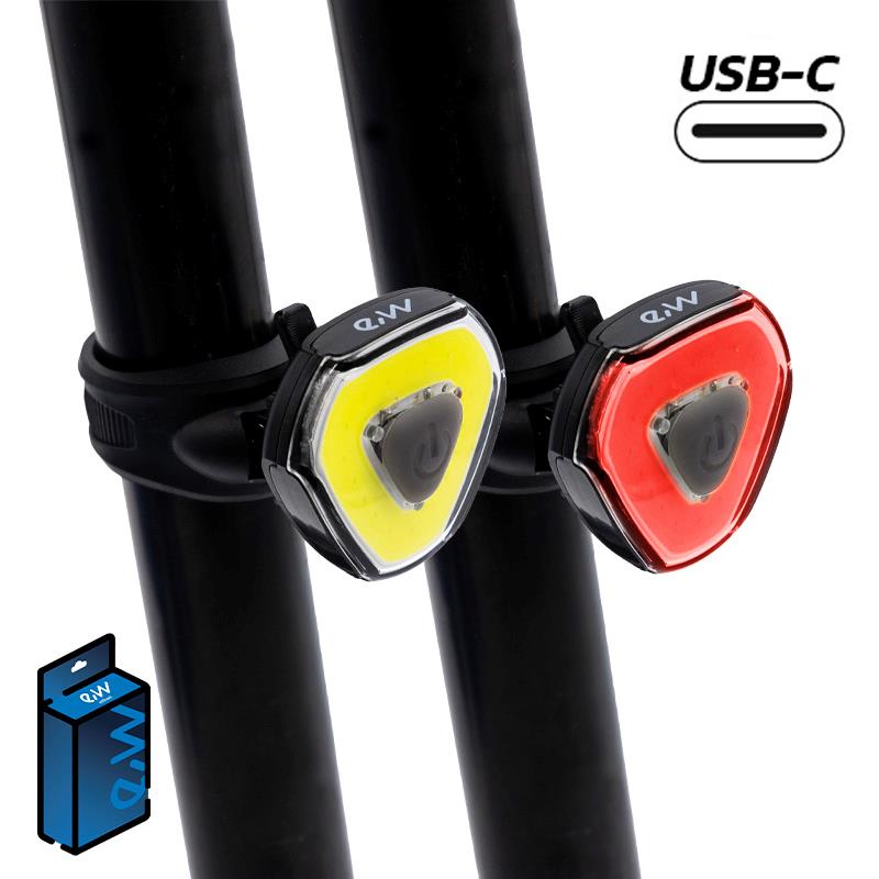 Juego de luces led frontal y trasera EWL003 de alta potencia - RuedaQrueda