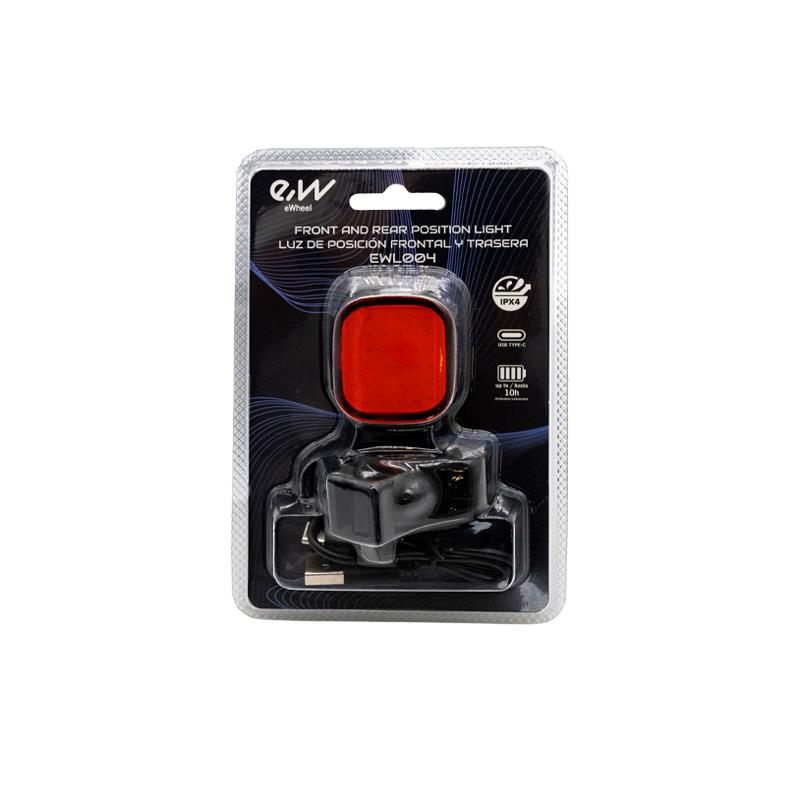 Luz led trasera recargable EWL004 - RuedaQrueda