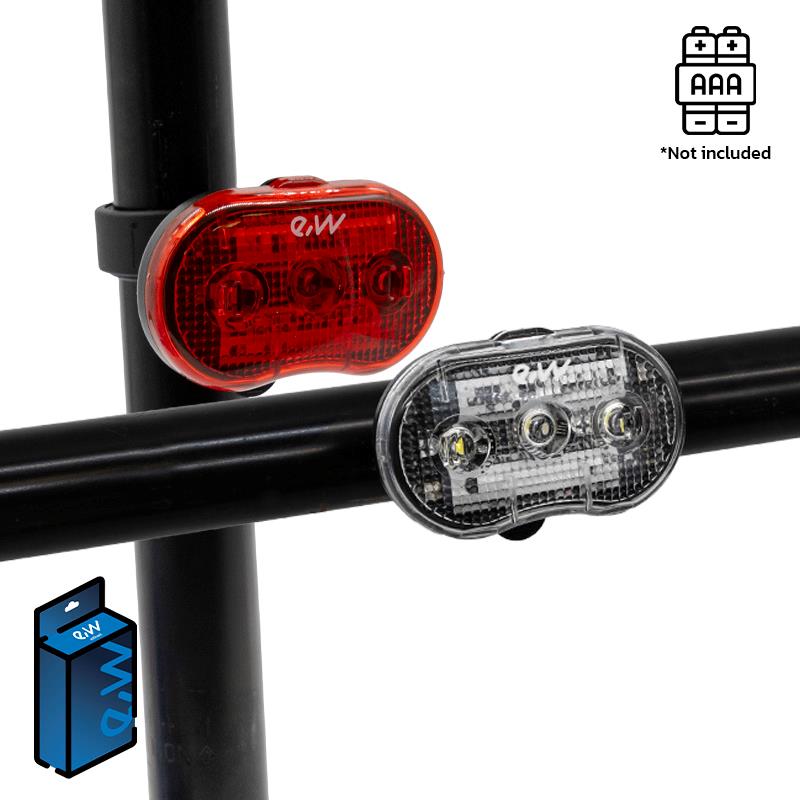 Juego de luces led frontal y trasera EWL005 - RuedaQrueda