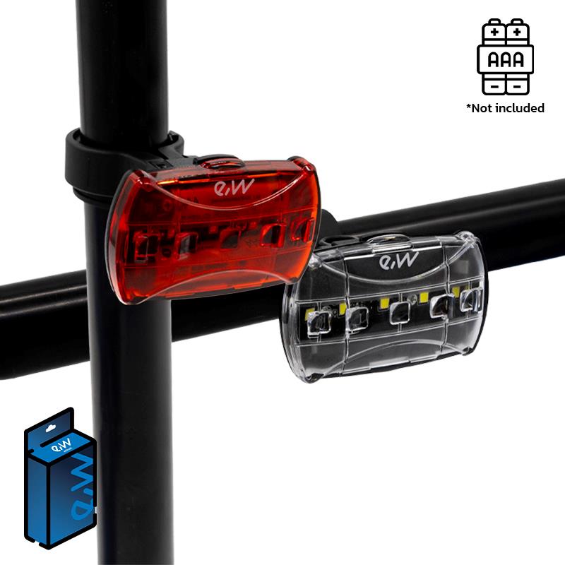 Juego de luces led frontal y trasera EWL006 - RuedaQrueda