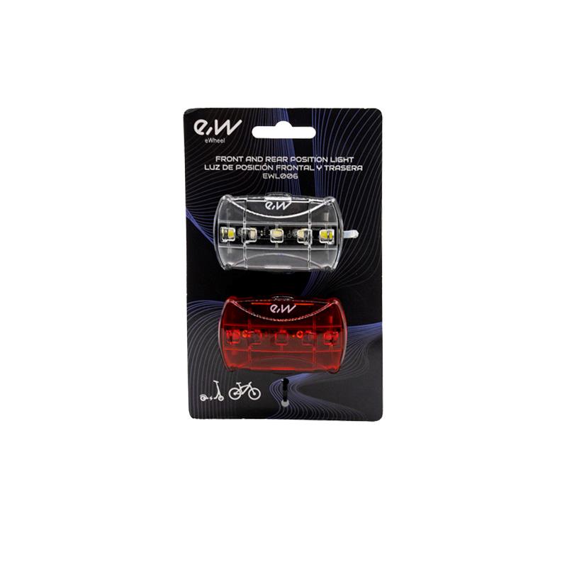 Juego de luces led frontal y trasera EWL006 - RuedaQrueda