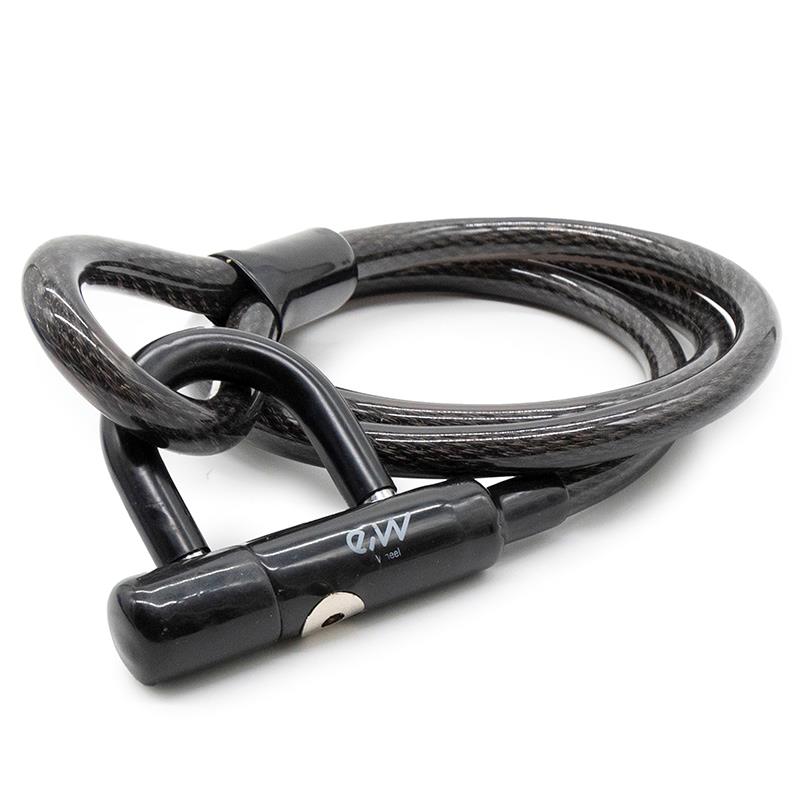 Candado de llave EWLK014 negro - RuedaQrueda