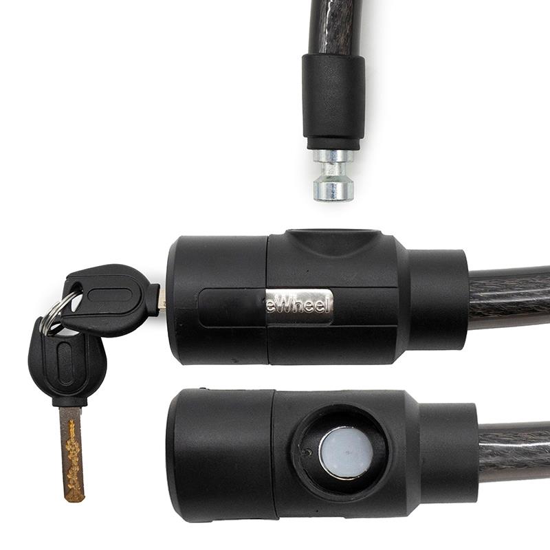 Candado de llave EWLK015 negro - RuedaQrueda