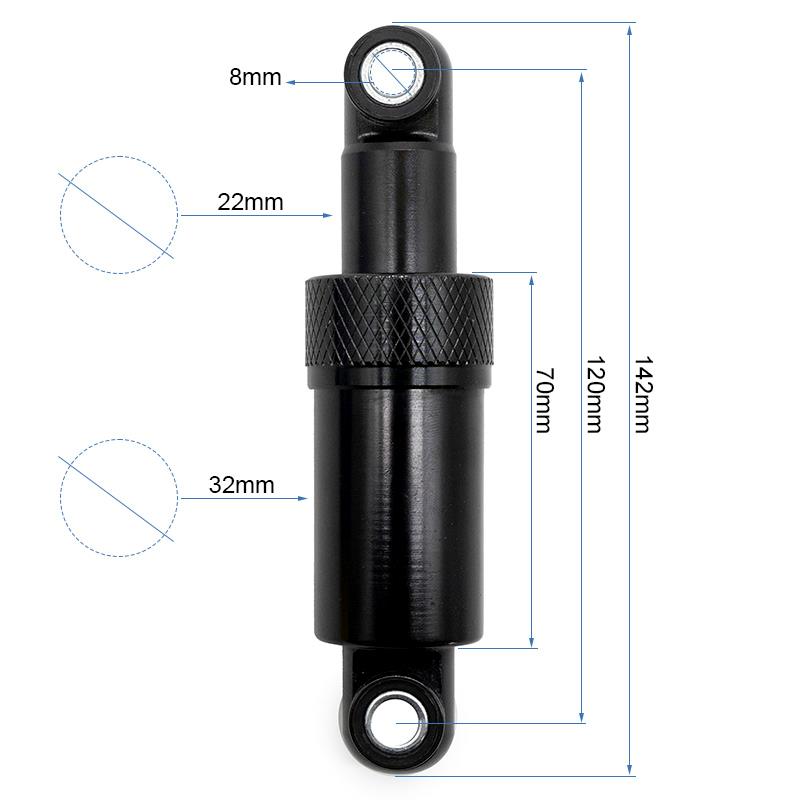 Amortiguador suspensión trasera SmartGyro K2 - 2uds - RuedaQrueda