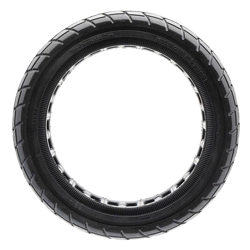 Rueda maciza ultraligera 8,5x2-6,1/B34 offroad linea negra - RuedaQrueda