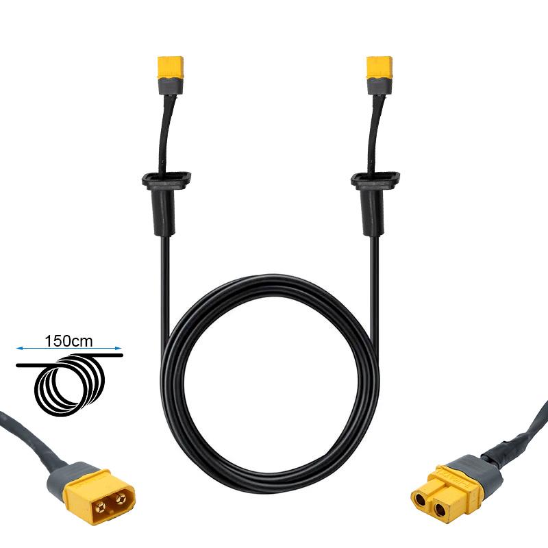 cable alargador XT60 batería/controladora original Wispeed T855 - 1,55M - RuedaQrueda