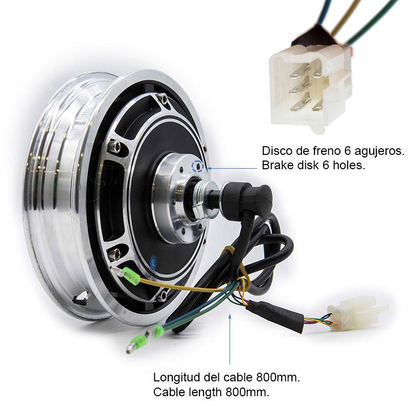 Brushless 48V 500W 6/B40 - RuedaQrueda