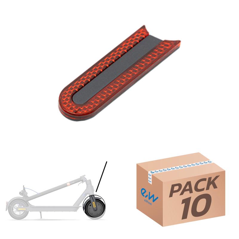 Reflector delantero catadióptrico rojo Xiaomi pack de 10 pcs - RuedaQrueda