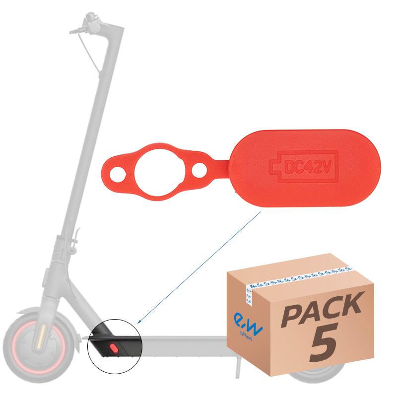 Tapón de silicona puerto de carga Xiaomi M365 - 5uds - RuedaQrueda