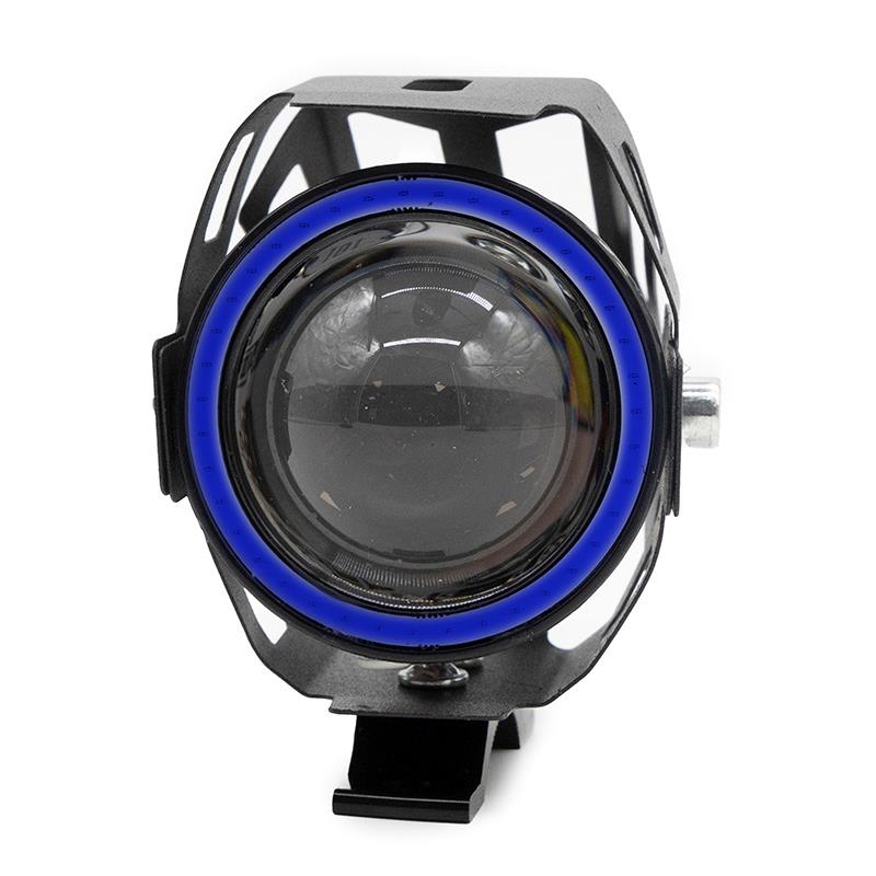 Faro led U7 12-80V azul - RuedaQrueda