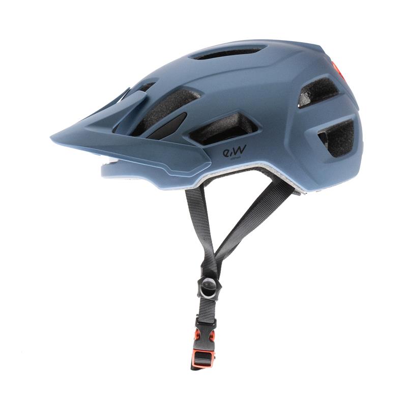 Casco con luz CP04 azul M - RuedaQrueda