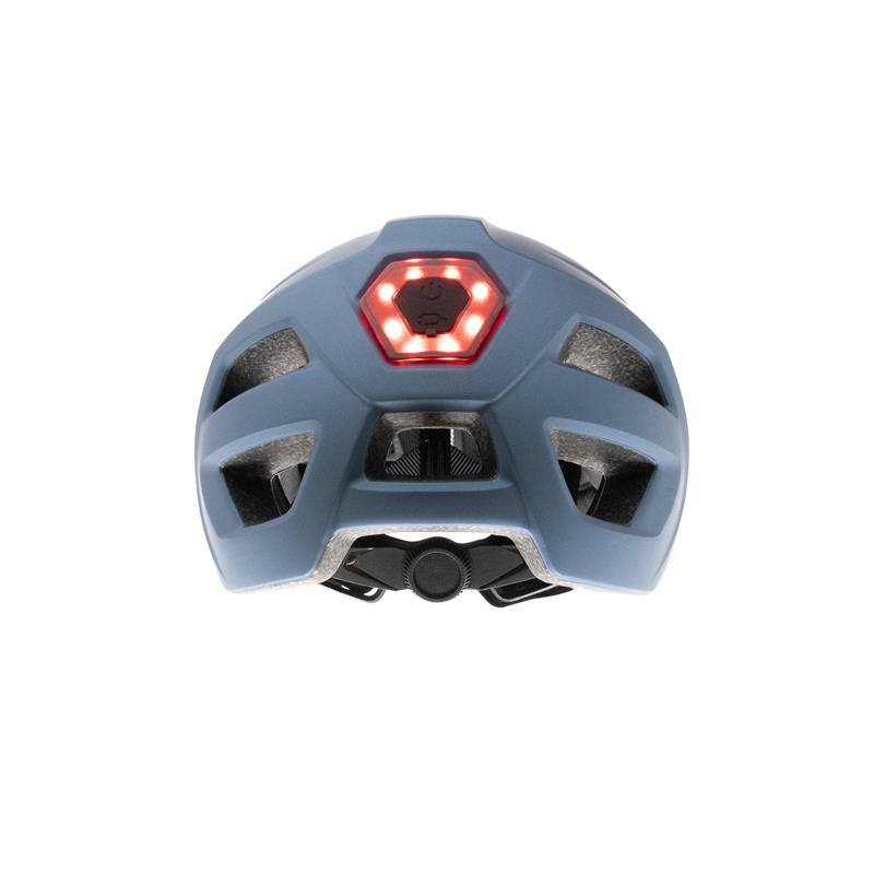 Casco con luz CP04 azul M - RuedaQrueda