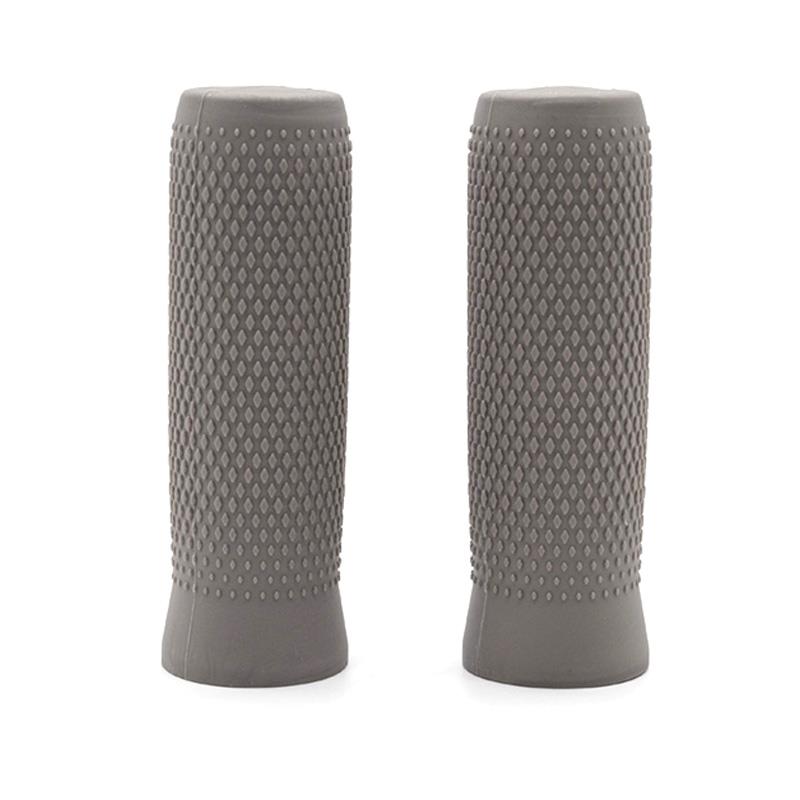 Puños de silicona grises para Ninebot Es1 Es2 Es4 - 2 uds - RuedaQrueda